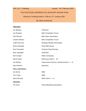 Paf (21) 1st Meeting