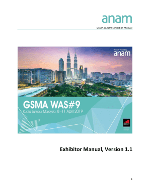 Gsma Was#9 Exhibition Manual