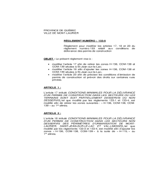 RVQ 3213 - Portail des rglements de la Ville de Qubec