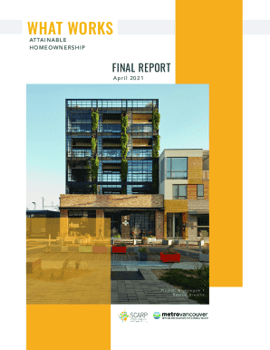 What Works Attainable Homeownership