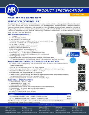 Orbit B-hyve Smart Wi-fi Irrigation Controller