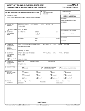 Frisco Police Officers Association Political Action Committee