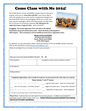 Come Clam With Me 2024