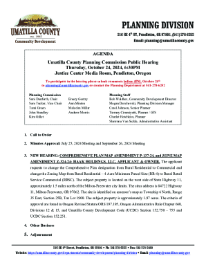 PLANNING DIVISION - Umatilla County