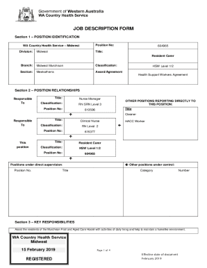 Position Description - Canton City Public Health Department