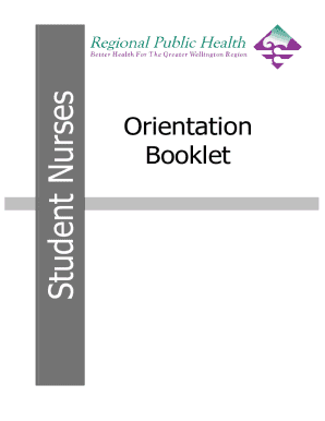 Student Nurses Orientation Booklet