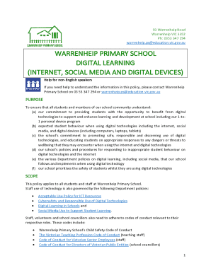 Acceptable Use Agreement