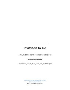 Invitation to Bid