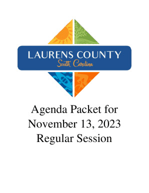 Agenda Packet for November 13, 2023