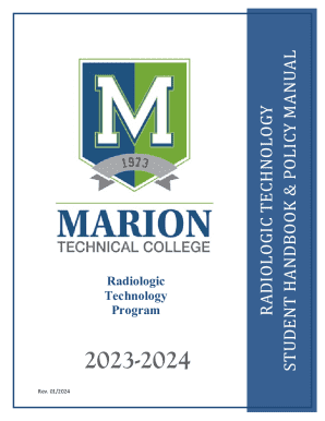 STUDENT HANDBOOK and POLICY MANUAL Rev 01/2024