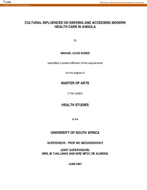 Cultural Influences on Seeking and Accessing Modern Health Care in Angola
