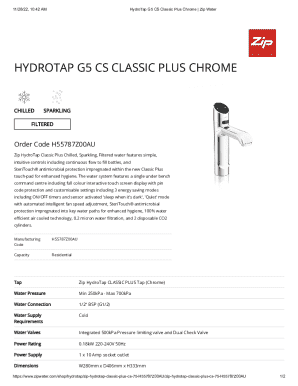Hydrotap G5 Cs Classic Plus Chrome
