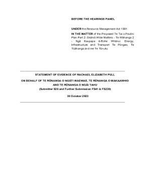 Te Tai O Poutini Plan Part 2 - Statement of Evidence