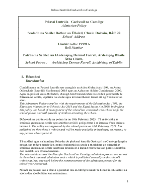 Seoladh na Scoile: Bthar an lloird, Cluain Dolcin, BC 22