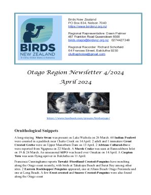 Otago Region Newsletter April 2024
