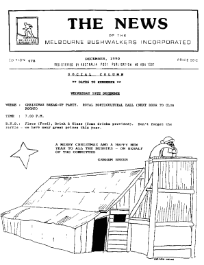 Melbourne Bushwalkers Newsletter