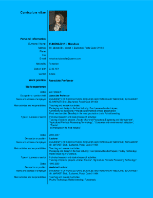 Curriculum Vitae