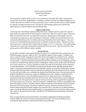 Upon a motion by Olson and second by Schmidt