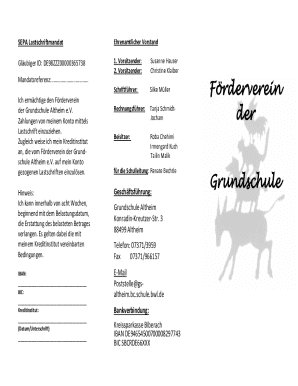 Frderverein der Grundschule