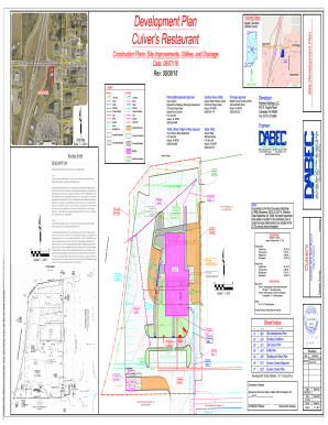 Culver's Restaurant Development Plan