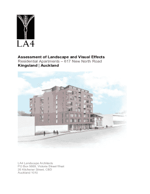 Assessment of Landscape and Visual Effects