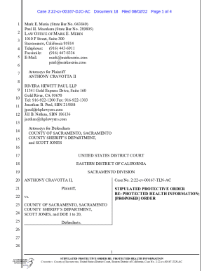 Stipulated Protective Order