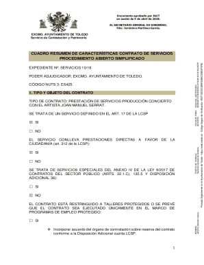 Cuadro resumen de caractersticas ...