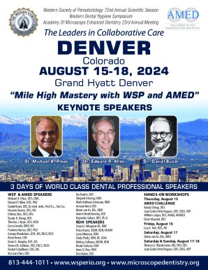 2024 Western Society of Periodontology Annual Scientific Session