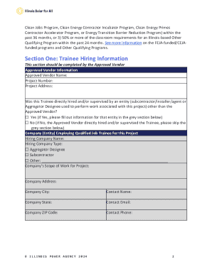 Eligible Job Trainee Affidavit