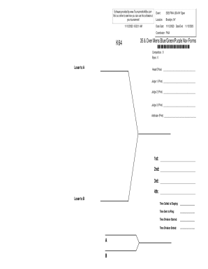 35 &amp; Over Mens Blue/Green/Purple Nov Forms