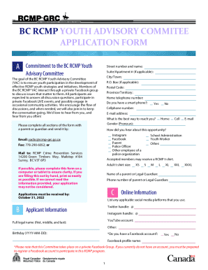 Apply to be a part of the National Youth Advisory Committee