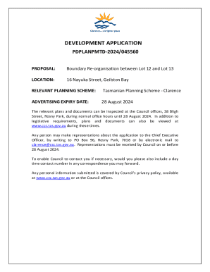 Development Application Pdplanpmtd-2024/045560