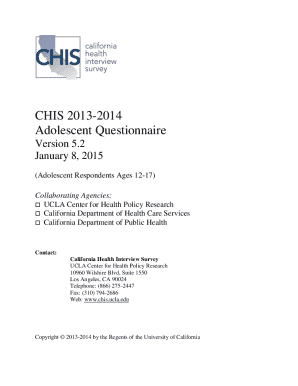 Health profile of california's adolescents