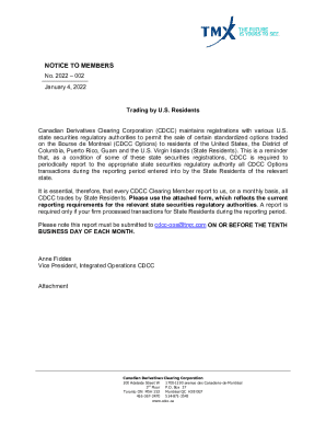 Monthly Summary Report for U.s. Residents