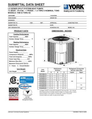 Heat Pump LX Series, 14 SEER, Single-Phase, 1-1/2 Ton ...