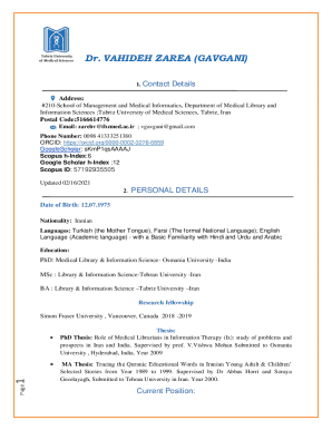 Vahideh Gavgani Tabriz University of Medical Sciences