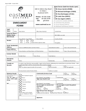 Enrolment Form