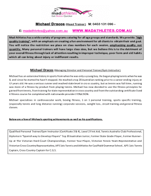 Mad Athletes Training Programs