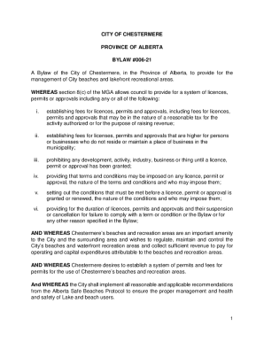 Temporary Beaches and Recreational Areas Near Water Bylaw