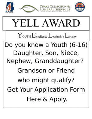 2019/20 Yell Award Application