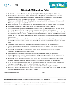 2024 Arch Mi Data Dive Rules