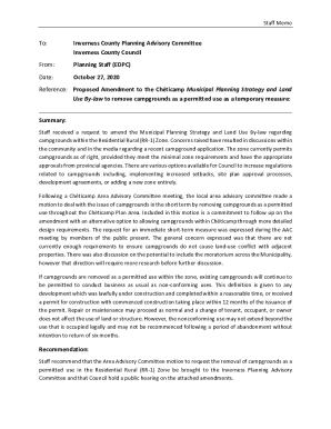 Staff Report Page 1 of 8 To: Inverness Planning Advisory ...