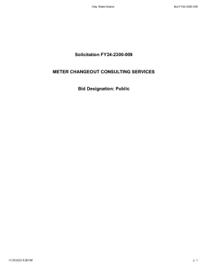 Solicitation FY24-2300-009 METER CHANGEOUT ...