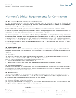 Update to Code of Conduct for Procurement