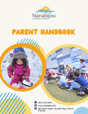 Nanabijou Child Care Centre - Parent Handbook