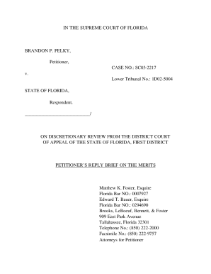 Petitioner's Reply Brief on the Merits