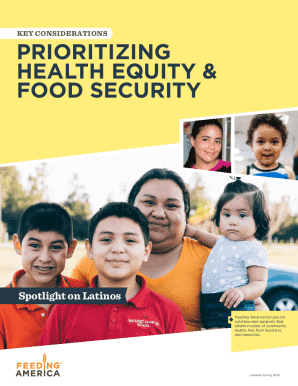 PRIORITIZING HEALTH EQUITY &amp; FOOD SECURITY