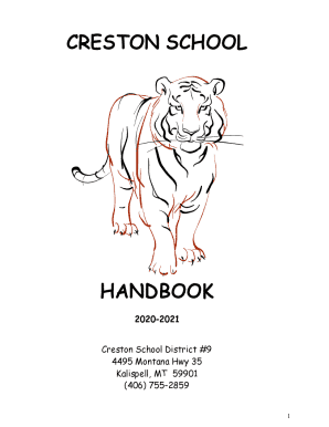 Creston School Handbook