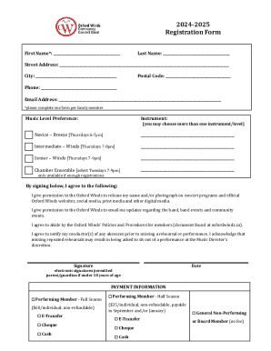 *please complete one form per family member