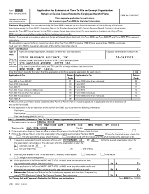 IRS Form 8868E-file 990 Extension Online